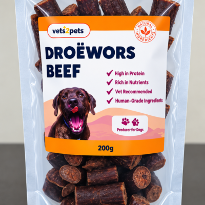Human-Grade Beef Droëwors Treats